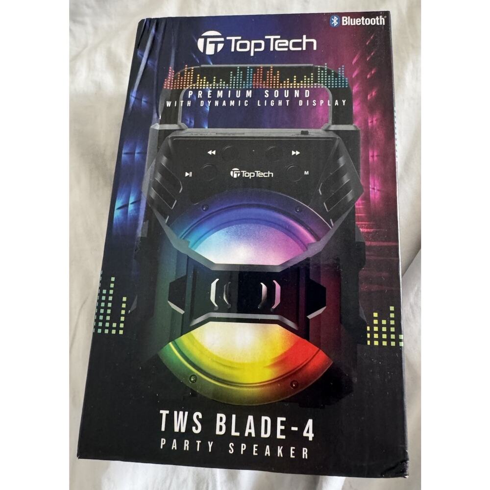 Speaker TWS Blade-4 Bluetooth Party Speaker RGB Dynamic Light Display New